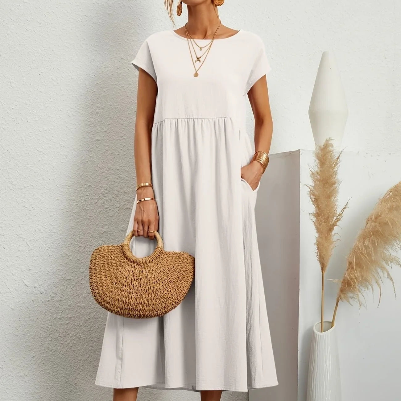 Darcy | Tummy-Covering Comfort Dress
