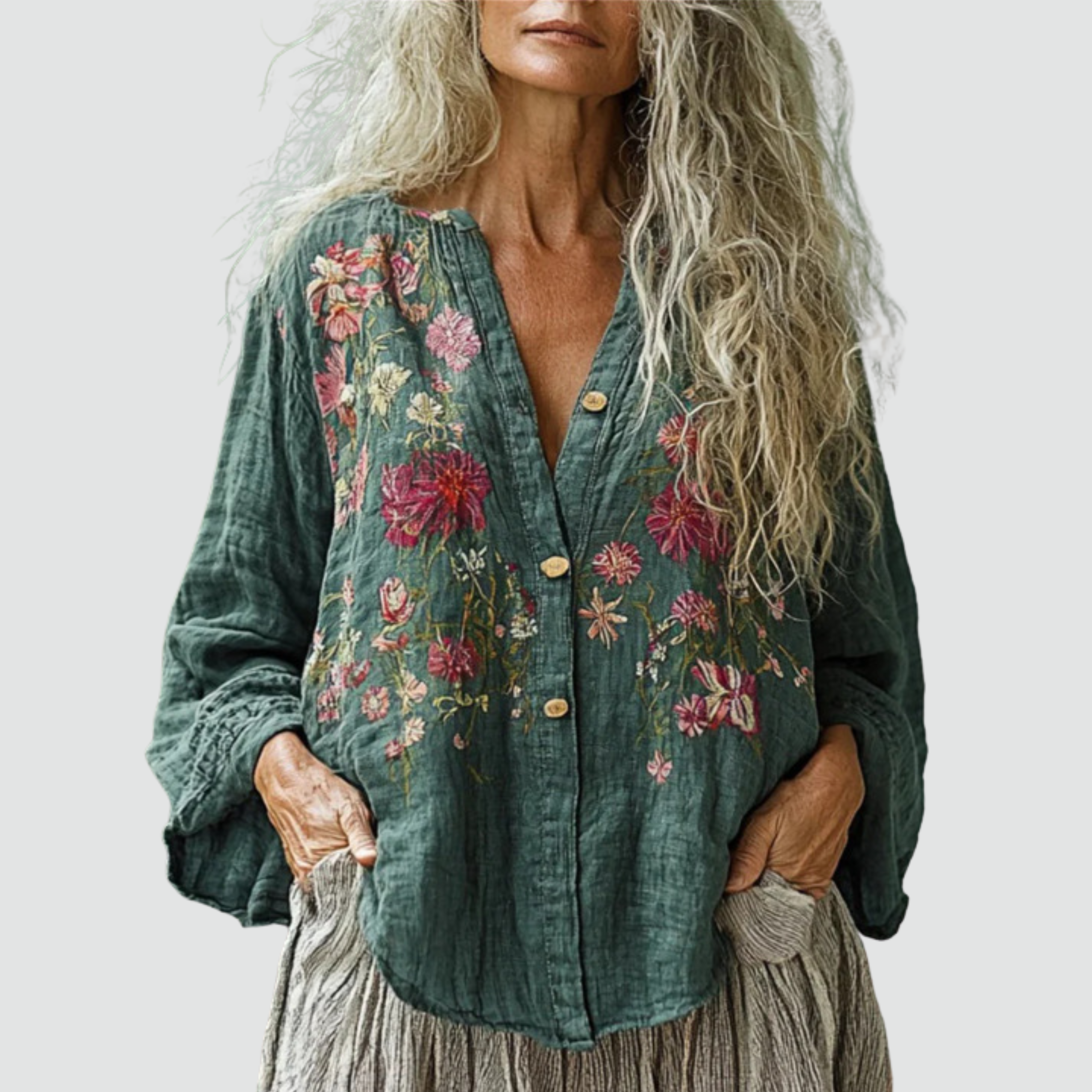 Clara | Bohemian Dragonfly Blouse