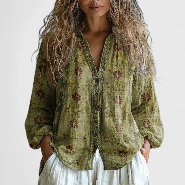 Clara | Bohemian Dragonfly Blouse